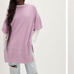 NWT Free People Meantime Cashmere Tee, XS